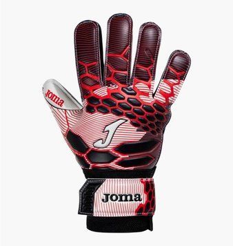 Футбольні рукавиці унісекс Joma Calcio Black/White (401950.601), 4 (13.6 СM), WHS, 1-2 дні