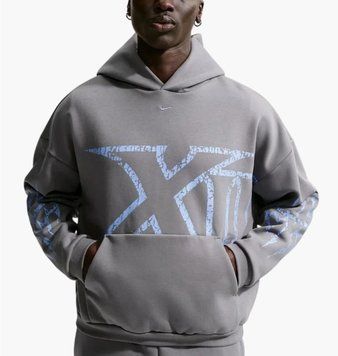 Кофта чоловіча Nike Ja Morant Grey (IF1554-015), 2XL, WHS, 40% - 50%, 1-2 дні