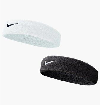 Повязка на голову Nike Black&White (NNN07-2WB), One Size, WHS, 10% - 20%, 1-2 дня