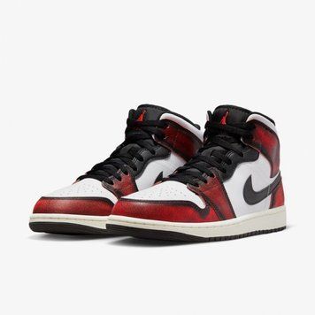Кросівки чоловічі Jordan 1 Mid "Wear-Away" Chicago (DV9565-006), 41, WHS, 10% - 20%, 1-2 дні