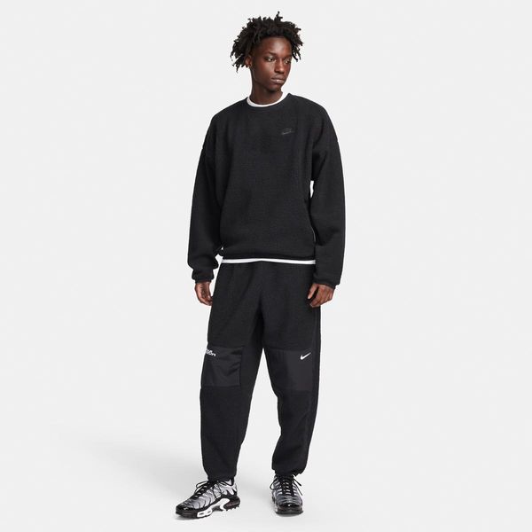 Кофта мужские Nike M Club+ Sherpa Wntr Crew Black (FB8378-010), L, WHS, 1-2 дня