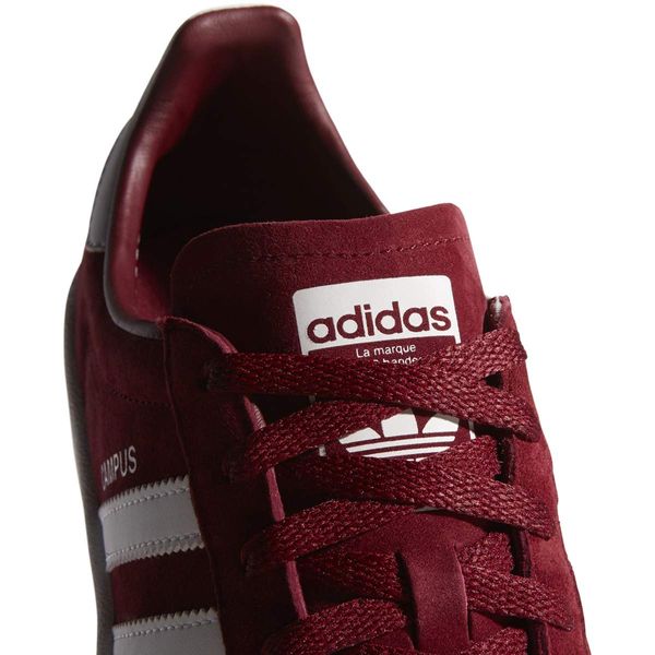 Кросівки чоловічі Adidas Campus Shoes 3-Stripes Classic Sneakers Burgundy (F97245), 9