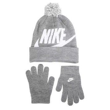 Шапка Nike Kids Dark Grey Heather Swoosh Beanie & Gloves Set (9A2695-042), OSFM, WHS, < 10%, 1-2 дні