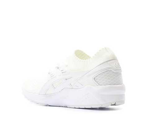 Asics kayano sales knit white