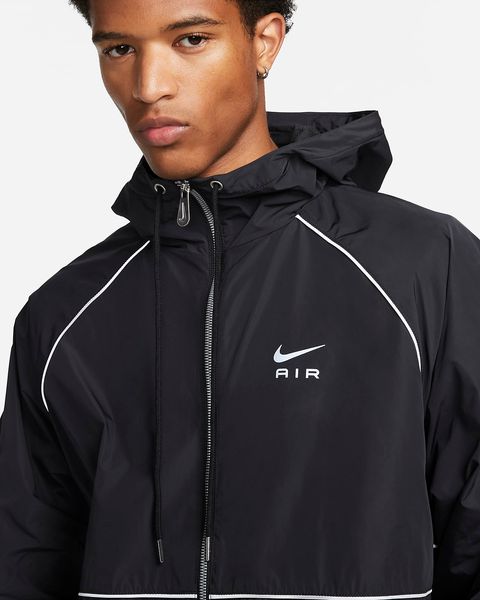 Вітровка чоловіча Nike Air Men's Full-Zip Hooded Woven Jacket (DQ4213-010), XL, WHS, 1-2 дні