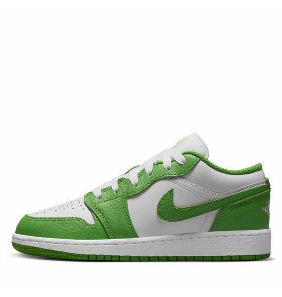 Кроссовки детские Jordan 1 Low Se Green/White (HF4779-100), 40, WHS, 10% - 20%, 1-2 дня