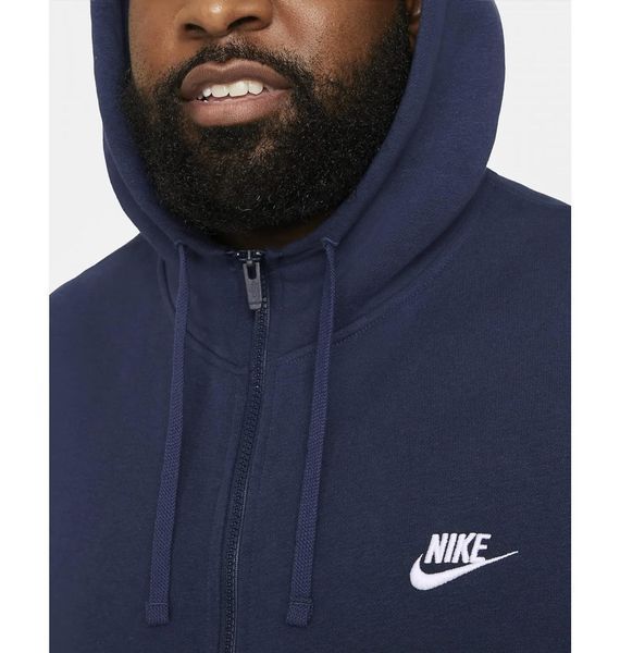 Кофта чоловіча Nike M Nsw Club Hoodie Fz Bb (BV2645-410), S, WHS, 40% - 50%, 1-2 дні