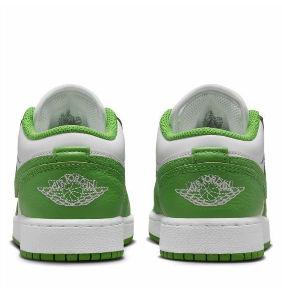 Кроссовки детские Jordan 1 Low Se Green/White (HF4779-100), 40, WHS, 10% - 20%, 1-2 дня