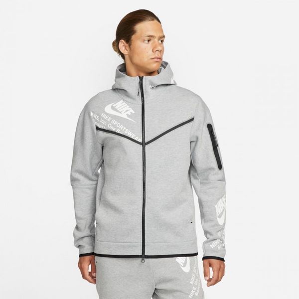 Кофта мужские Nike Nsw Tch Flc Fz Wr Gx Hoodie (DM6474-063), M, WHS, 1-2 дня