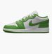 Фотография Кроссовки детские Jordan 1 Low Se Green/White (HF4779-100) 1 из 7 в Ideal Sport