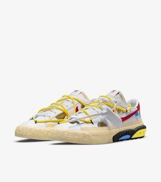 Кеды мужские Nike Blazer Low X Off-White (DH7863-100), 42.5, WHS, 10% - 20%, 1-2 дня