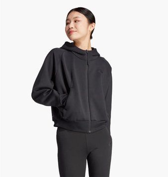 Кофта жіночі Adidas Z.N.E. Full-Zip Black (IN5128), L, WHS, 1-2 дні