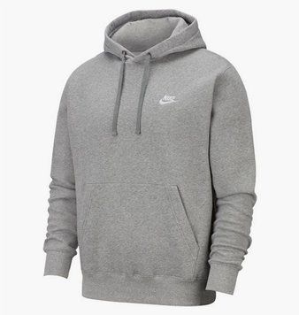 Кофта чоловіча Nike M Nsw Club Hoodie Po Bb (BV2654-063), XL, WHS, 40% - 50%, 1-2 дні