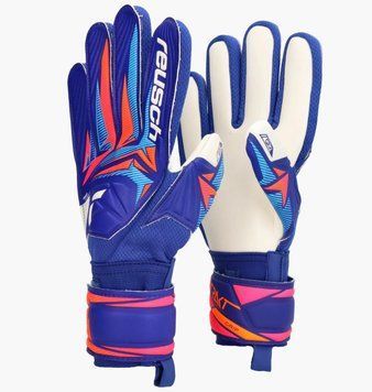 Футбольные перчатки детские Reusch Attrakt Grip Blue (5672815-4126), 4, WHS, 1-2 дня