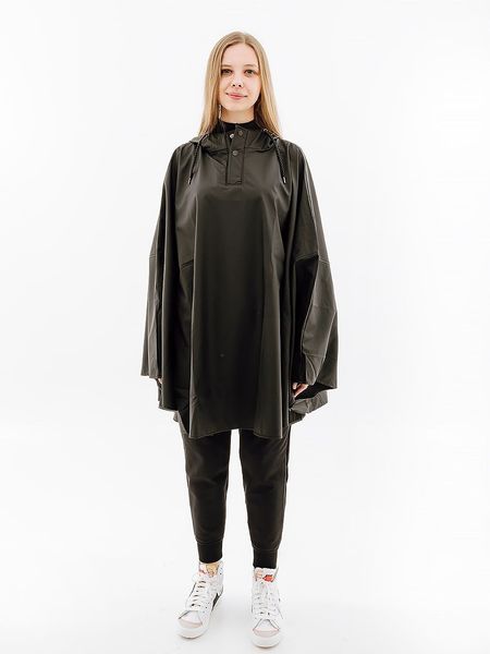 Ветровка женская Rains Capes (1811-BLACK), L, WHS, 1-2 дня