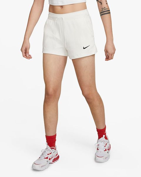 Шорты женские Nike Sportswear High-Waisted Ribbed Jersey Shorts (DV7862-133), L, WHS, 20% - 30%, 1-2 дня