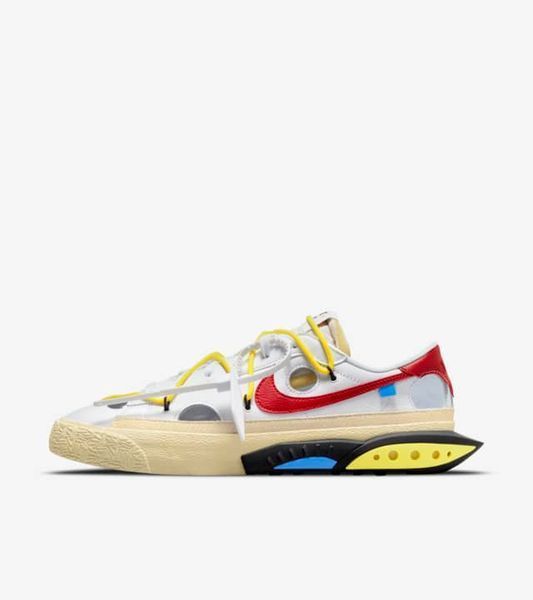 Кеди чоловічі Nike Blazer Low X Off-White (DH7863-100), 42.5, WHS, 10% - 20%, 1-2 дні