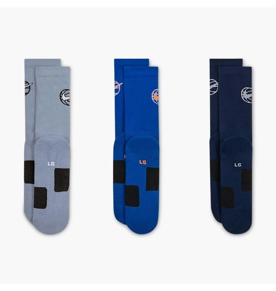 Шкарпетки Nike Everyday Crew Basketball Multi (3 ) (DA2123-911), 34-38, WHS, 30% - 40%, 1-2 дні