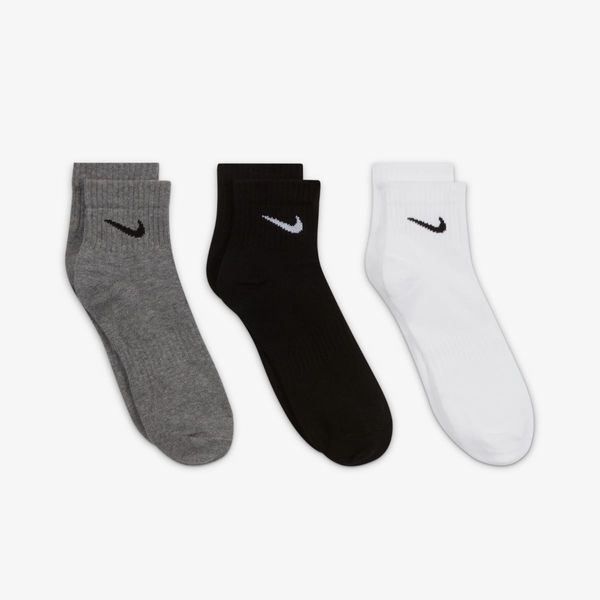 Носки Nike U Nk Everyday Ltwt Ankle 3Pr (SX7677-964), 38-42, WHS, 20% - 30%, 1-2 дня