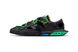 Фотография Кроссовки мужские Nike Blazer Low X Off-White™️ 'Black And Electro Green' (DH7863-001) 3 из 5 в Ideal Sport