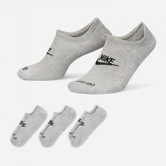 Носки Nike U Nk Evryday Plus Cush Footie (DN3314-063), 38-42, WHS, 20% - 30%, 1-2 дня