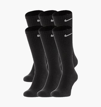 Шкарпетки Nike U Nk Everyday Cush Crew 6Pr-Bd (SX7666-010), 42-46, OFC, 40% - 50%, 1-2 дні