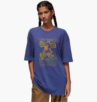 Футболка жіноча Jordan T-Shirt Oversized Heritage (FD7208-502), XS, WHS, < 10%, 1-2 дні