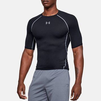 Футболка чоловіча Under Armour Hg Armour Ss (1257468-001), S, WHS, 10% - 20%, 1-2 дні