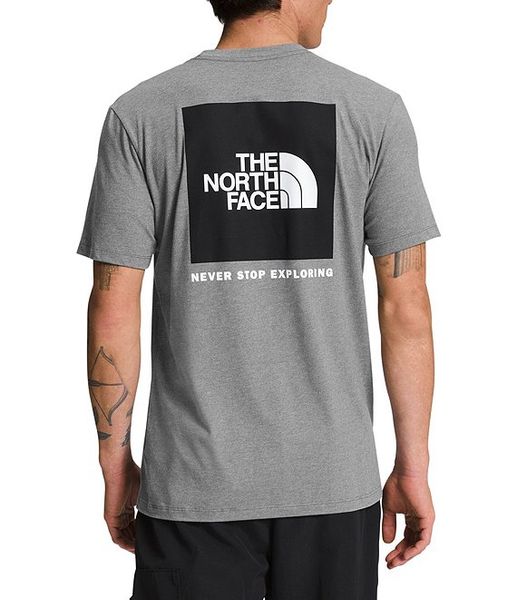 Футболка мужская The North Face Short-Sleeve Box Nse Heathered T-Shirt (NF0A812HGVD), L, WHS, 10% - 20%, 1-2 дня
