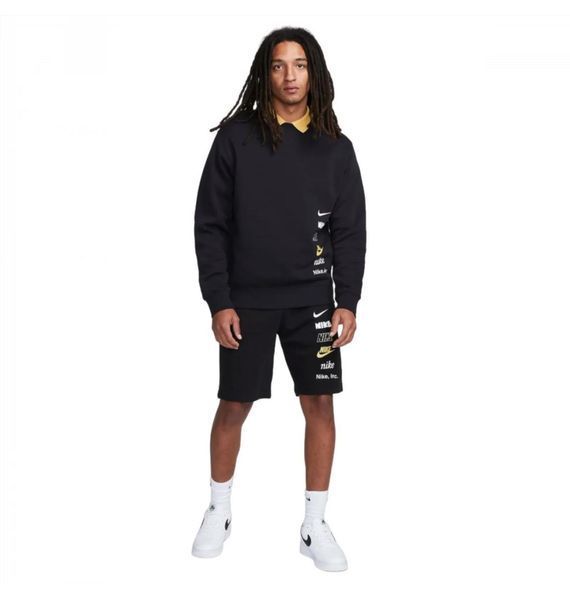 Кофта чоловіча Nike Club + Bb Crew Mlogo (DX0781-010), L, WHS, 20% - 30%, 1-2 дні