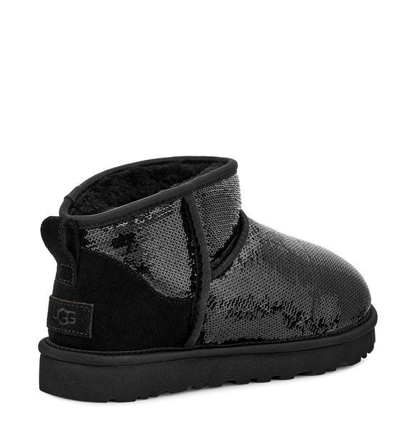 Ботинки женские Ugg Classic Ultra Mini Mirror Ball Boots Black (1151616-BLK), 39, WHS, 10% - 20%, 1-2 дня