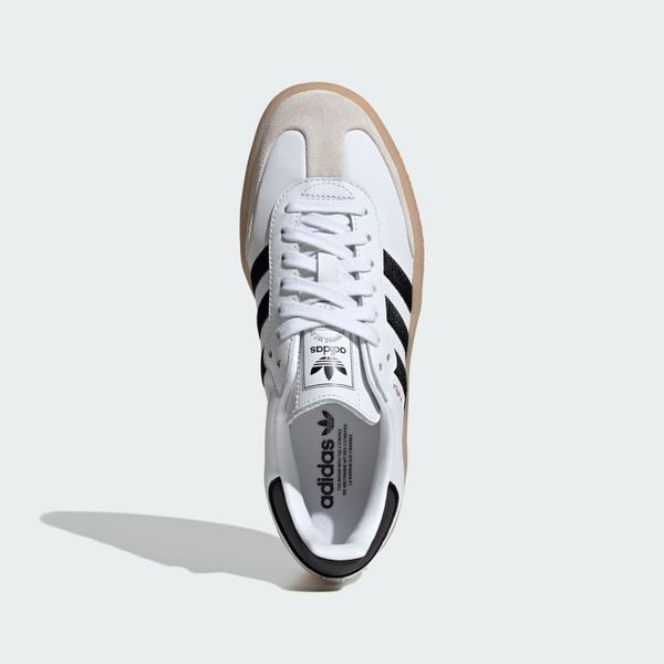 Кросівки чоловічі Adidas Sambae White Black Gum (IG5744), 39, WHS, 1-2 дні