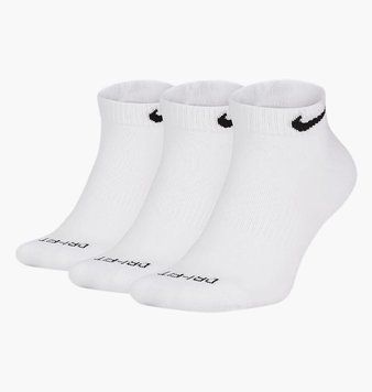 Шкарпетки Nike Everyday Plus Cushion Low White (SX7040-100), L, WHS, 1-2 дні