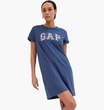 Платье женское Gap V-Ss Me Logo Blue (554693-02), S, WHS, 10% - 20%, 1-2 дня