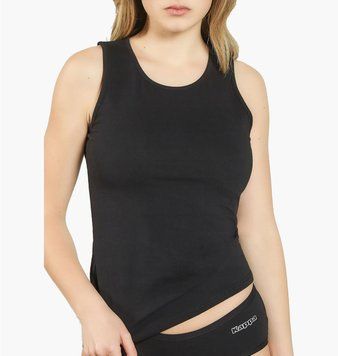 Майка жіноча Kappa Canotta Spalla Larga (K2401-NERO), L, WHS, < 10%, 1-2 дні