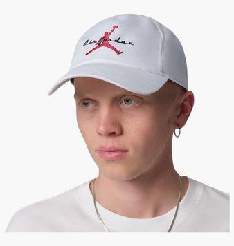 Кепка Jordan Club Cap Unstructured Adjustable Hat White (IF8483-100), S/M, WHS, 30% - 40%, 1-2 дня
