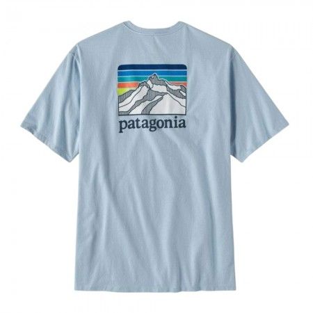 Футболка чоловіча Patagonia Men's Line Logo Ridge Pocket Responsibili-Tee (CHLE38511), M, WHS, 10% - 20%, 1-2 дні