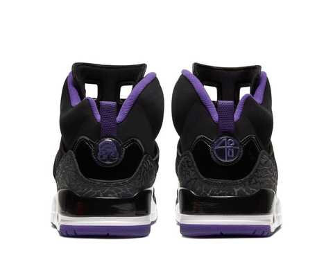 Jordan spizike hot sale black purple