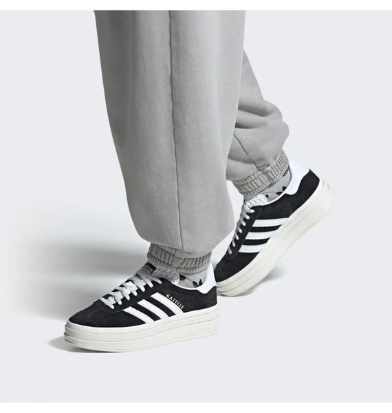 Кросівки жіночі Adidas Gazelle Bold Shoes Black (HQ6912), 39.5, WHS, 30% - 40%, 1-2 дні