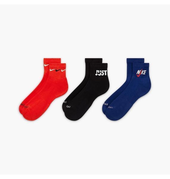Шкарпетки Nike U Nk Everyday Plus Cush Ankle (DH3827-905), 34-38, WHS, < 10%, 1-2 дні