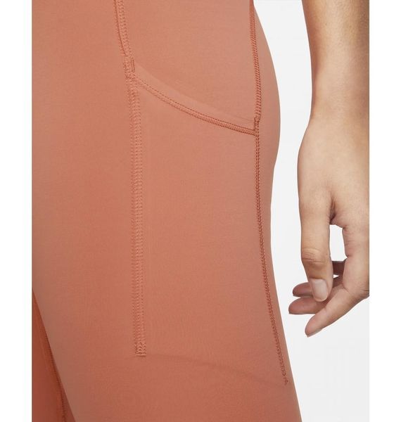 Лосіни жіночі Nike Epic Luxe Womens Mid-Rise Pocket Leggings Orange (CN8041-827), M, WHS, 1-2 дні