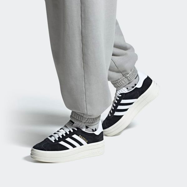 Кроссовки женские Adidas Gazelle Bold Shoes Black (HQ6912), 40(2/3), WHS, 10% - 20%, 1-2 дня