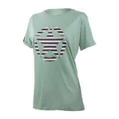 Футболка женская Jeep T-Shirt Oversize Star Striped Print Turn (O102613-E854), S, WHS, 1-2 дня