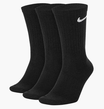 Шкарпетки Nike U Nk Everyday Ltwt Crew 3Pr (SX7676-010), 34-38, OFC, 40% - 50%, 1-2 дні
