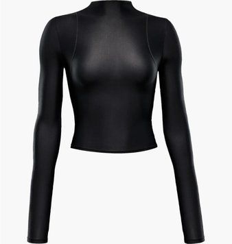 Кофта жіночі Nike Zenvy Dri-Fit Long-Sleeve Sheer Top (FV7915-010), 2XS, WHS, 40% - 50%, 1-2 дні