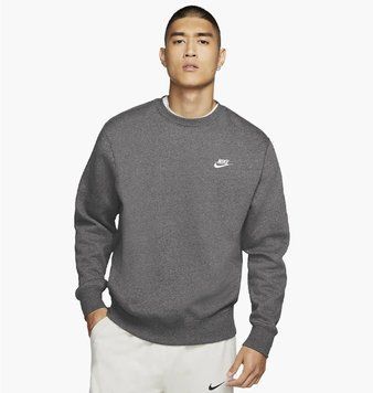 Кофта чоловіча Nike Nsw Club Crw Bb (BV2662-071), 2XL, WHS, 40% - 50%, 1-2 дні