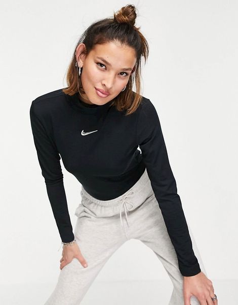 Кофта женские Nike Nsw Swsh Top Ls Mock (CZ8913-010), XS, WHS, 10% - 20%, 1-2 дня