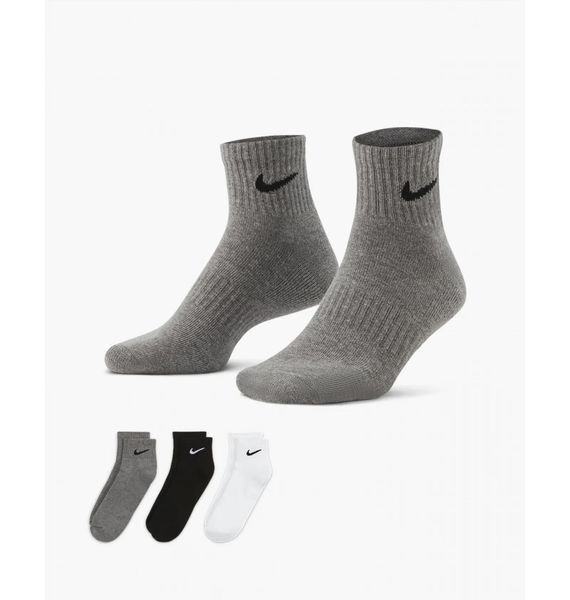Шкарпетки Nike U Nk Everyday Cush Ankle 3Pr (SX7667-964), 34-38, WHS, 10% - 20%, 1-2 дні