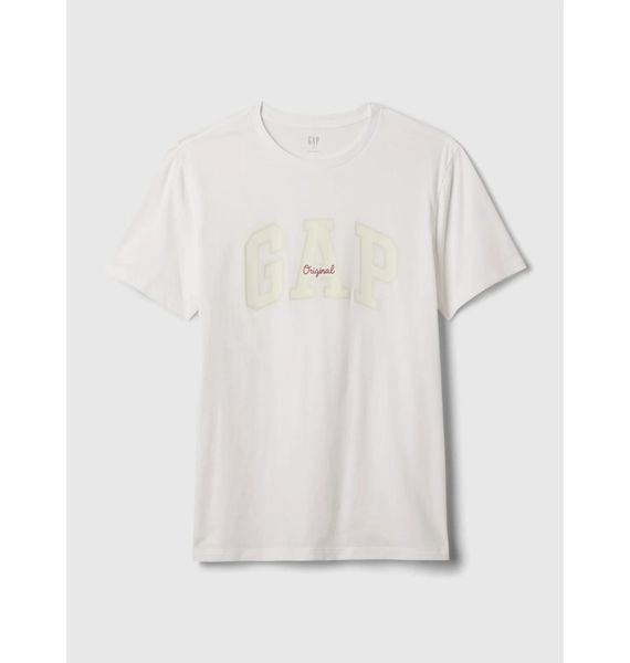 Футболка мужская Gap V-Logo Orig Arch White (471777-08), 2XL, WHS, 20% - 30%, 1-2 дня