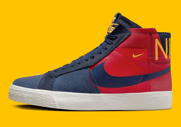 Кросівки чоловічі Nike Sb’S Deconstructed Blazer Mid Appears (FD5113-600), 41, WHS, 1-2 дні